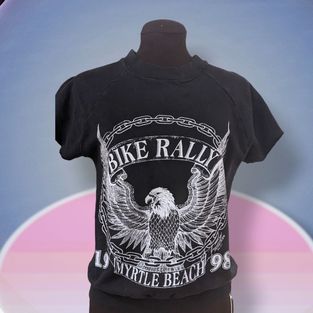 Vintage 1997 Bike Rally Myrtle Beach Sweatshirt
